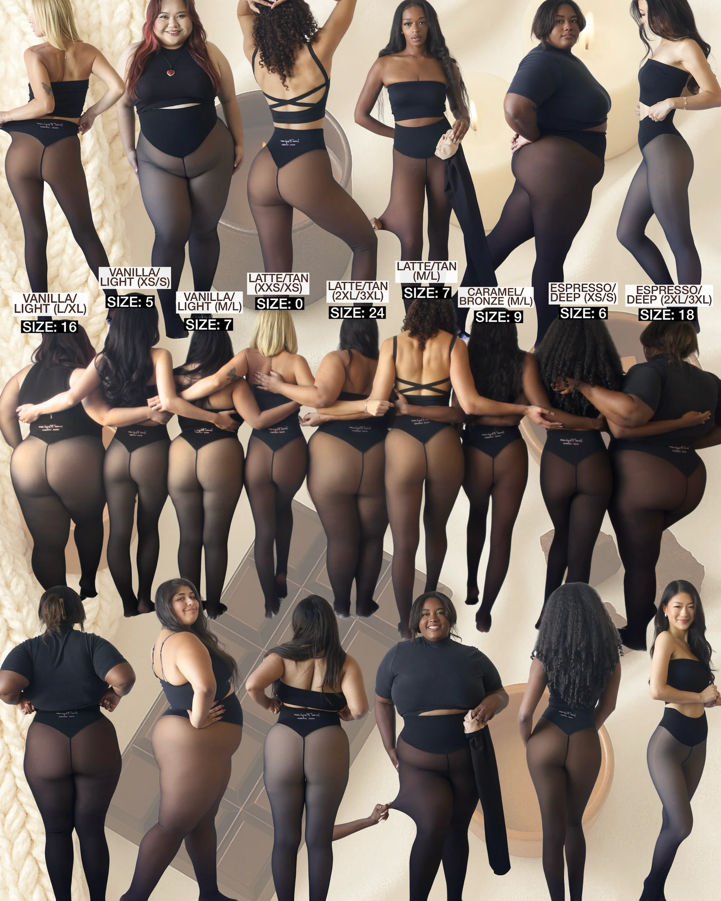 THE GLOW UP | VIRAL MAGIC LEGGINGS WITH COMPRESSION BAND & ONE SEAM